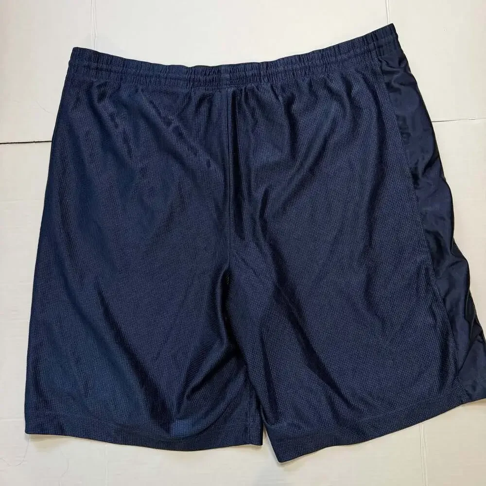 Vintage Nike Dazzle Basketball Shorts Navy Blue Mens Size XXL Y2K Baggy
